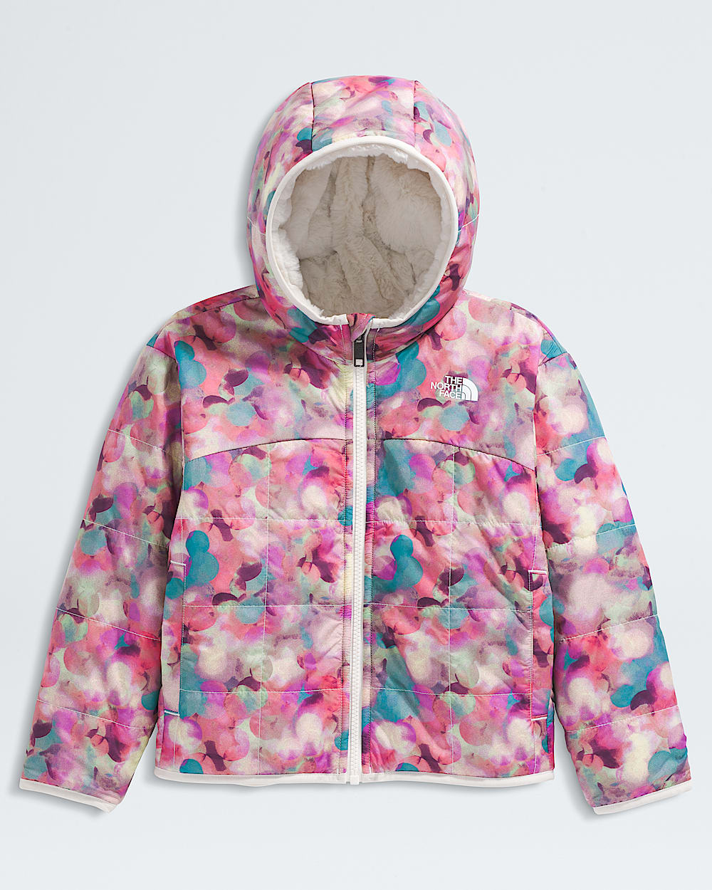 Girls' Reversible Shasta Full-Zip Hooded Jacket—Print | The North Face