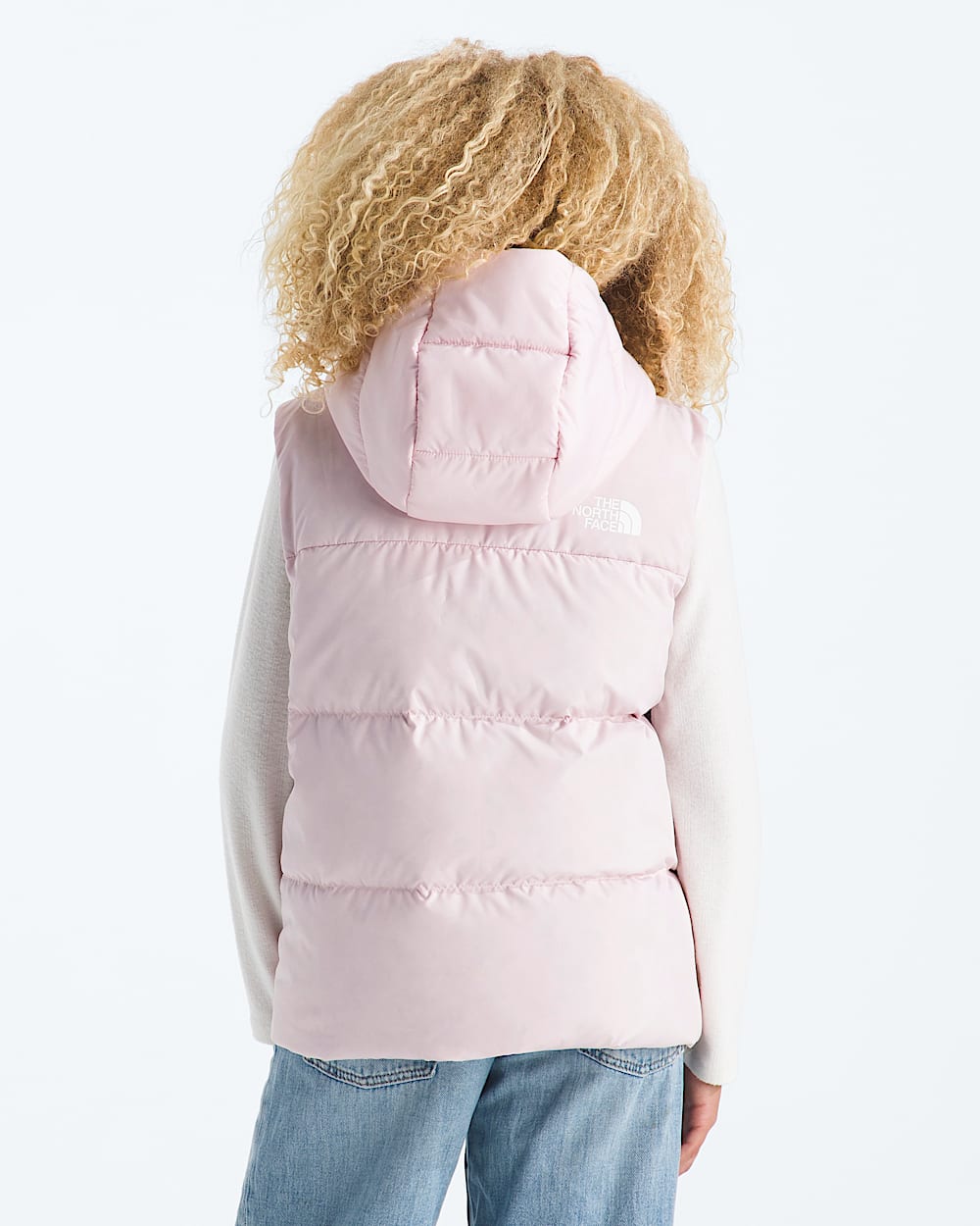 Boys  Girls North Down Hooded Vest TNF BACK
