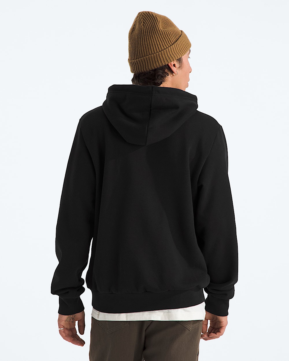 Mens Evolution Simple Dome Regular Hoodie TNF BACK