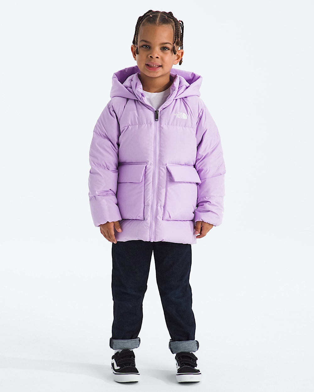 Kids North Down FleeceLined Parka TNF HERO3
