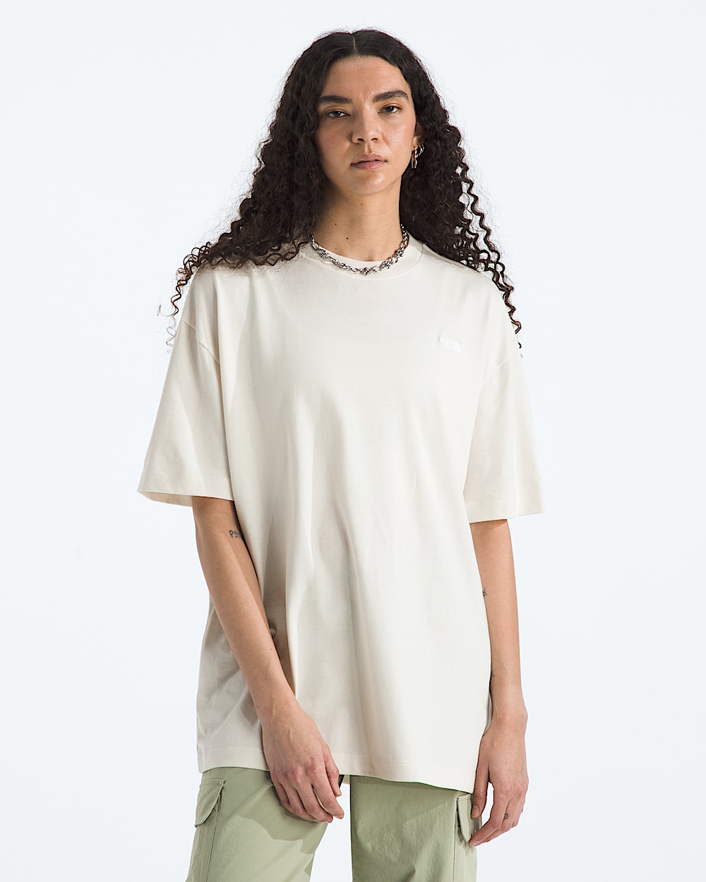 Womens TNF Essential Simple Dome Oversized ShortSleeve Tee TNF Main