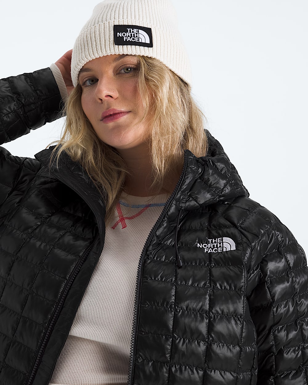 Womens Plus THERMOBALL Hooded Parka TNF HERO3
