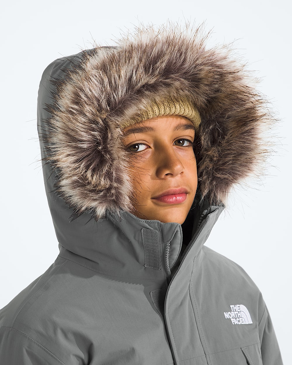 Boys McMurdo Parka TNF MODELHOOD2