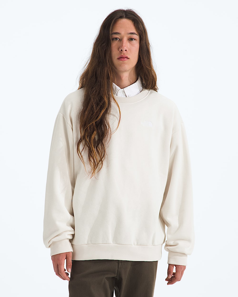 Mens Evolution Simple Dome Oversize Crew TNF HERO