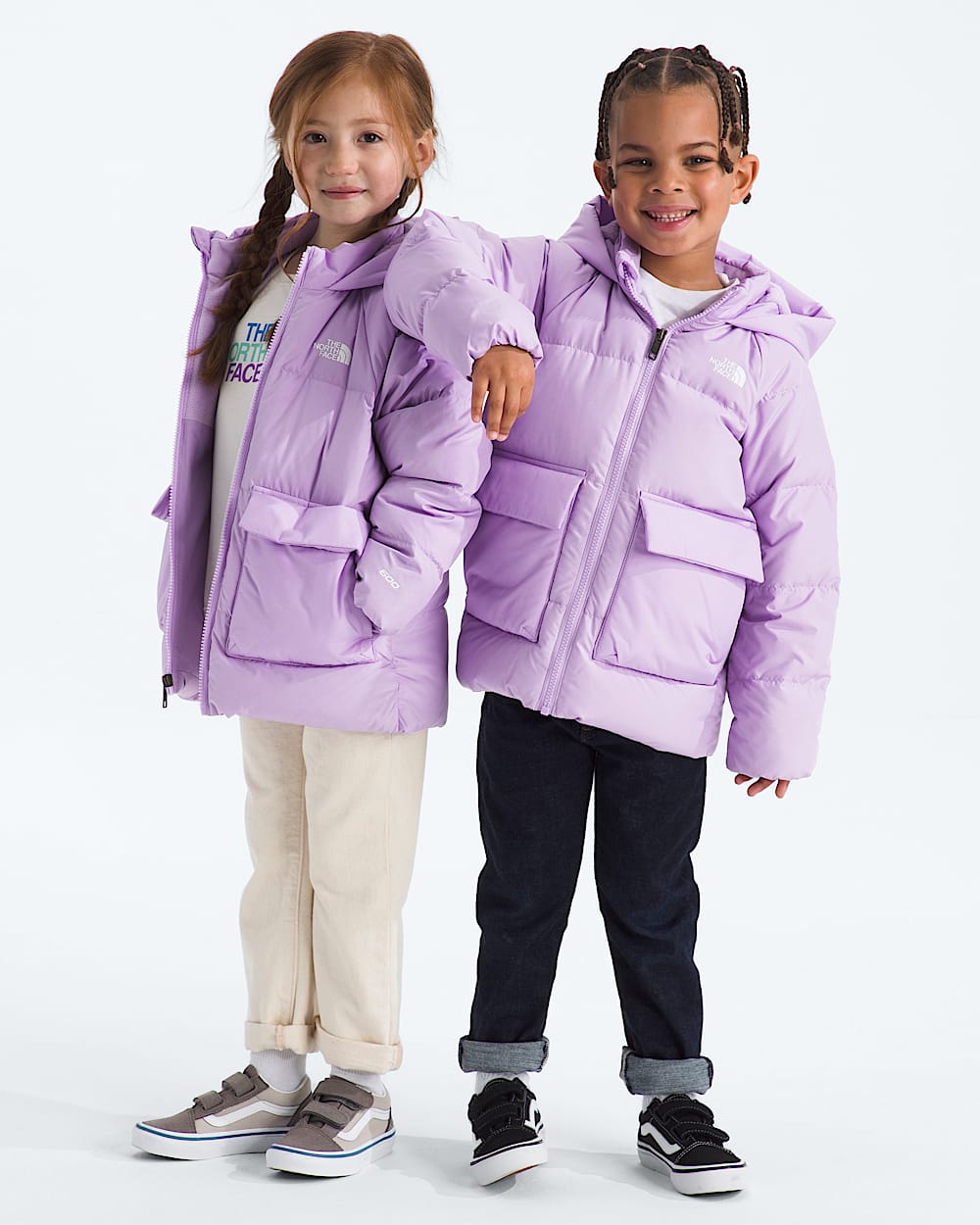 Kids North Down FleeceLined Parka TNF Main