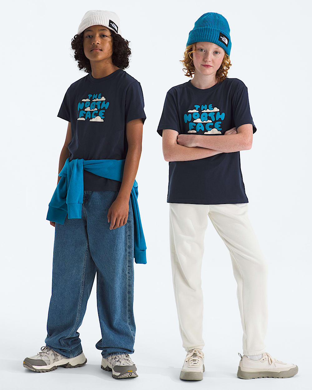 Boys  Girls Evolution Bubble Cloud ShortSleeve TeeGraphic TNF Main