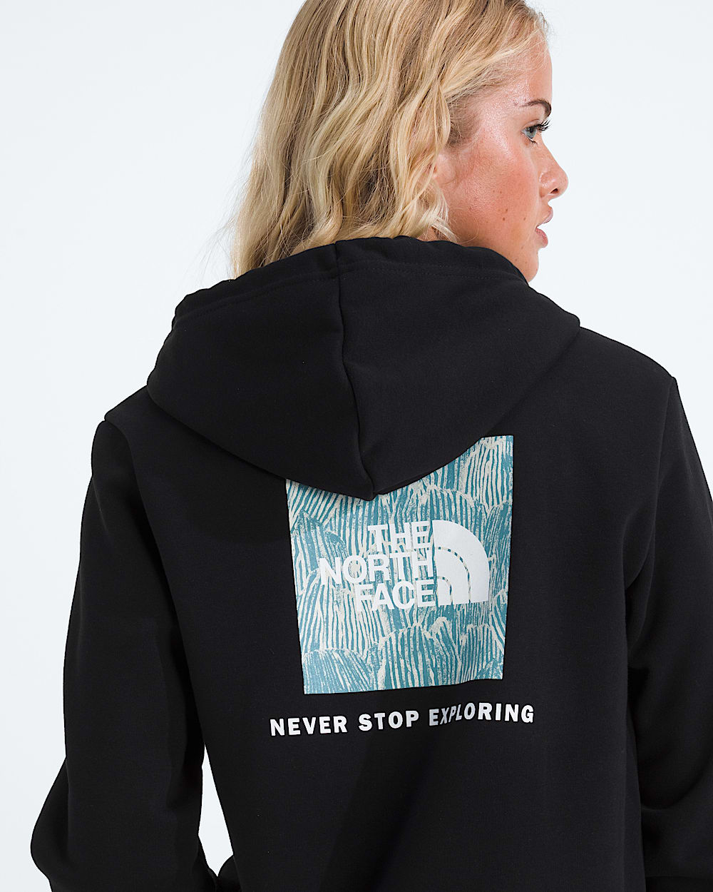 Womens Evolution Box NSE Fill HoodieGraphic TNF HERO2