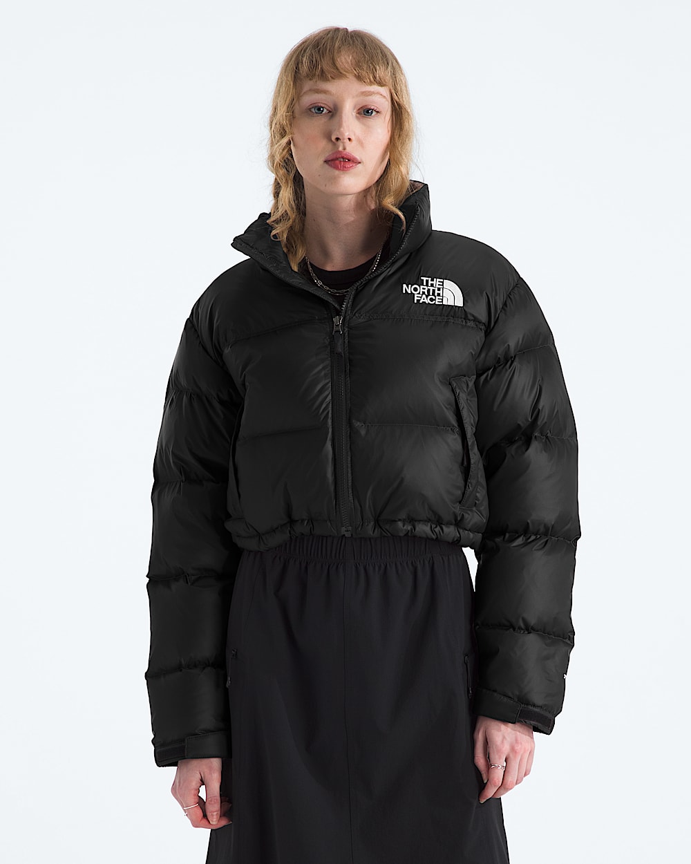 Womens Nuptse Short Jacket TNF Main