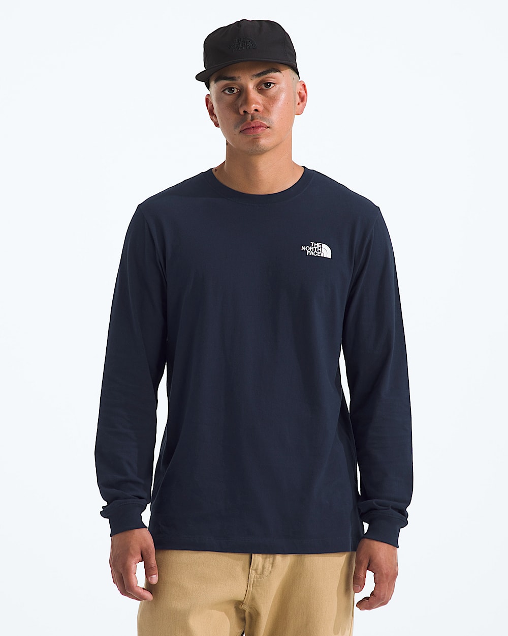 Mens Evolution Box NSE Regular LongSleeve Tee TNF BACK