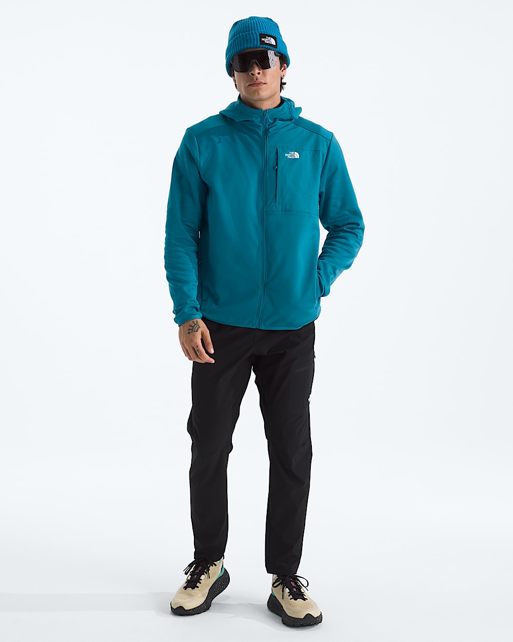 Chandail  capuchon en molleton TNF Performance  glissire pleine longueur pour hommes TNF HERO2