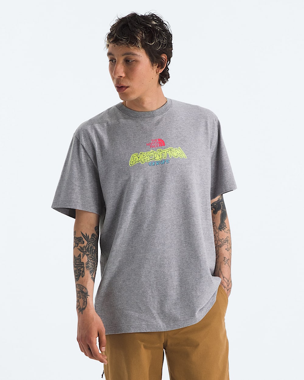 Mens TNF Essential Expedition Series ShortSleeve TeeGraphic TNF BACK