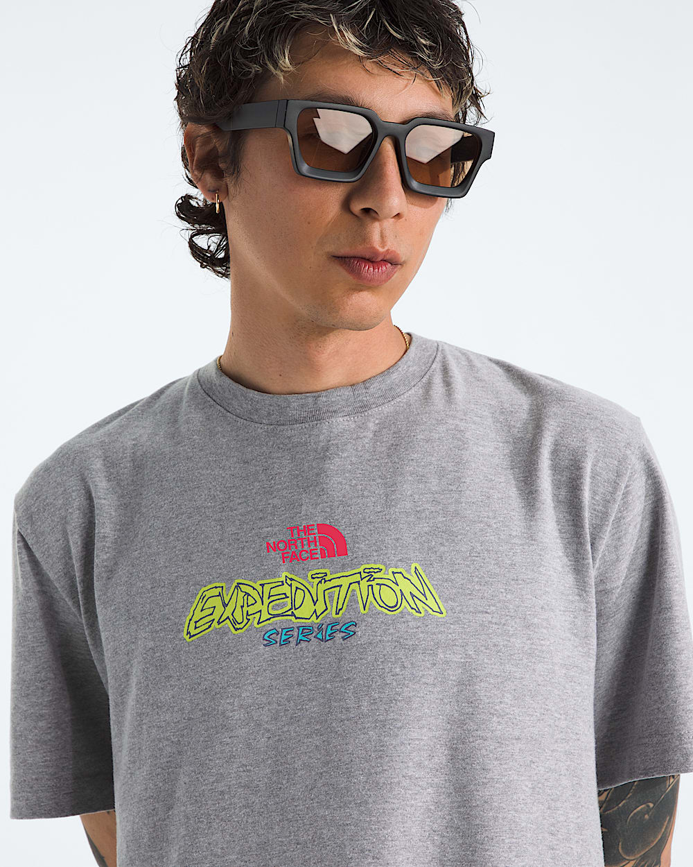 Mens TNF Essential Expedition Series ShortSleeve TeeGraphic TNF HERO3