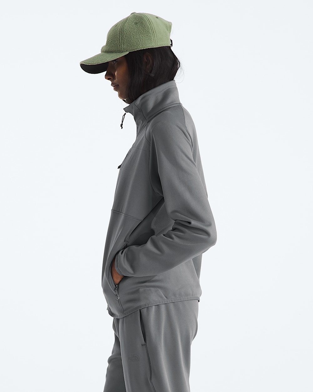Womens TNF Performance Fleece FullZip Jacket TNF MODEL34