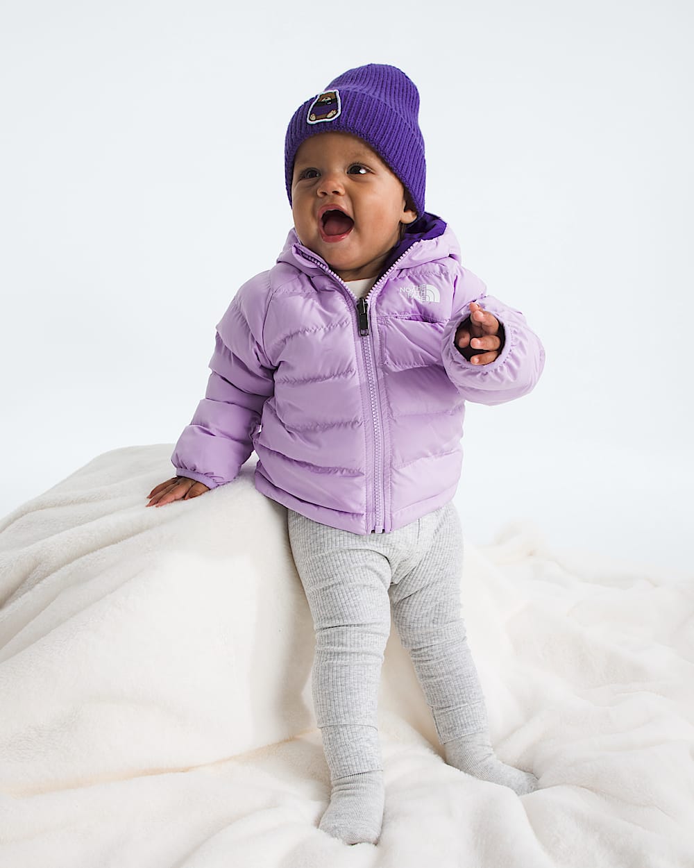 Baby Reversible Perrito Hooded Jacket TNF Main