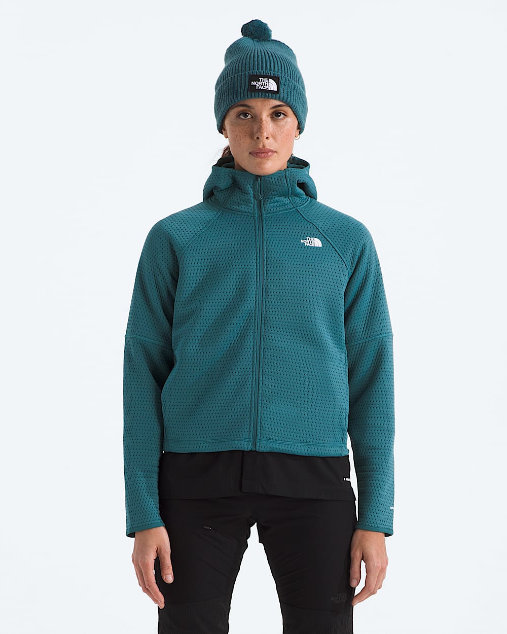 Womens DOTKNIT Thermal FullZip Hoodie TNF Main