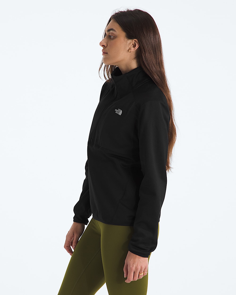 Haut en molleton TNF Performance  demiglissire pour femmes TNF MODEL34