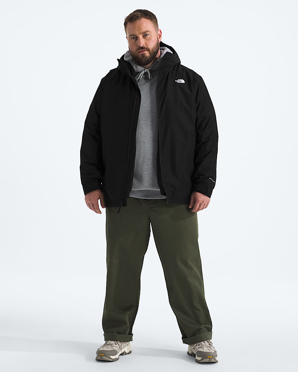 Manteau  capuchon Big Carto Mono Triclimate pour hommes TNF HERO2