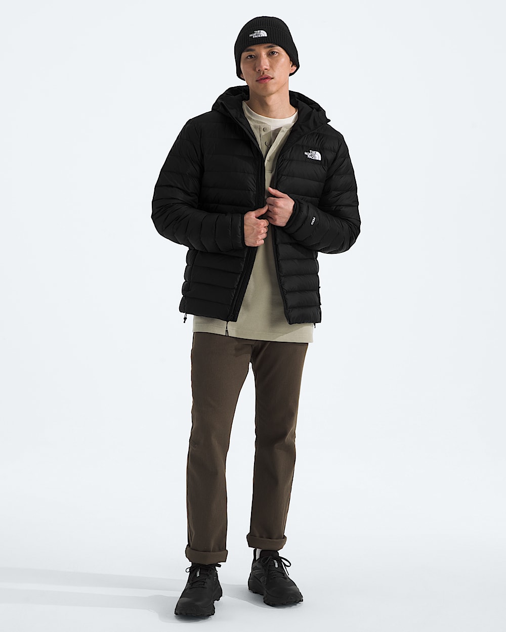 Manteau  capuchon en duvet classique pour hommes TNF HERO2