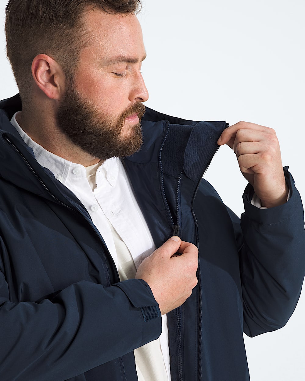 Mens Big Carto Mono Triclimate Hooded Jacket TNF MODELCLOSE3