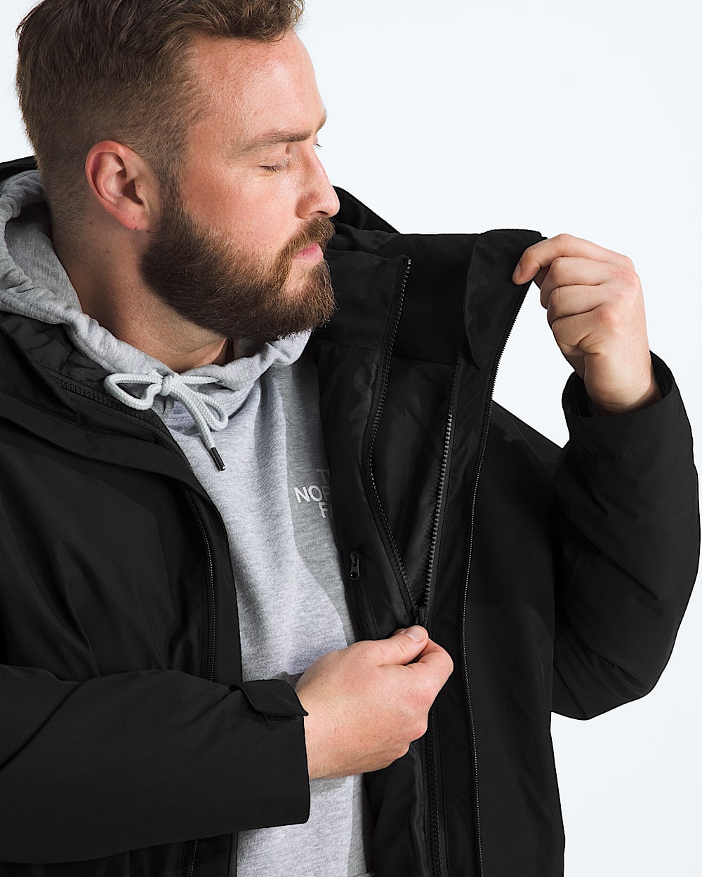 Manteau  capuchon Big Carto Mono Triclimate pour hommes TNF MODELCLOSE3