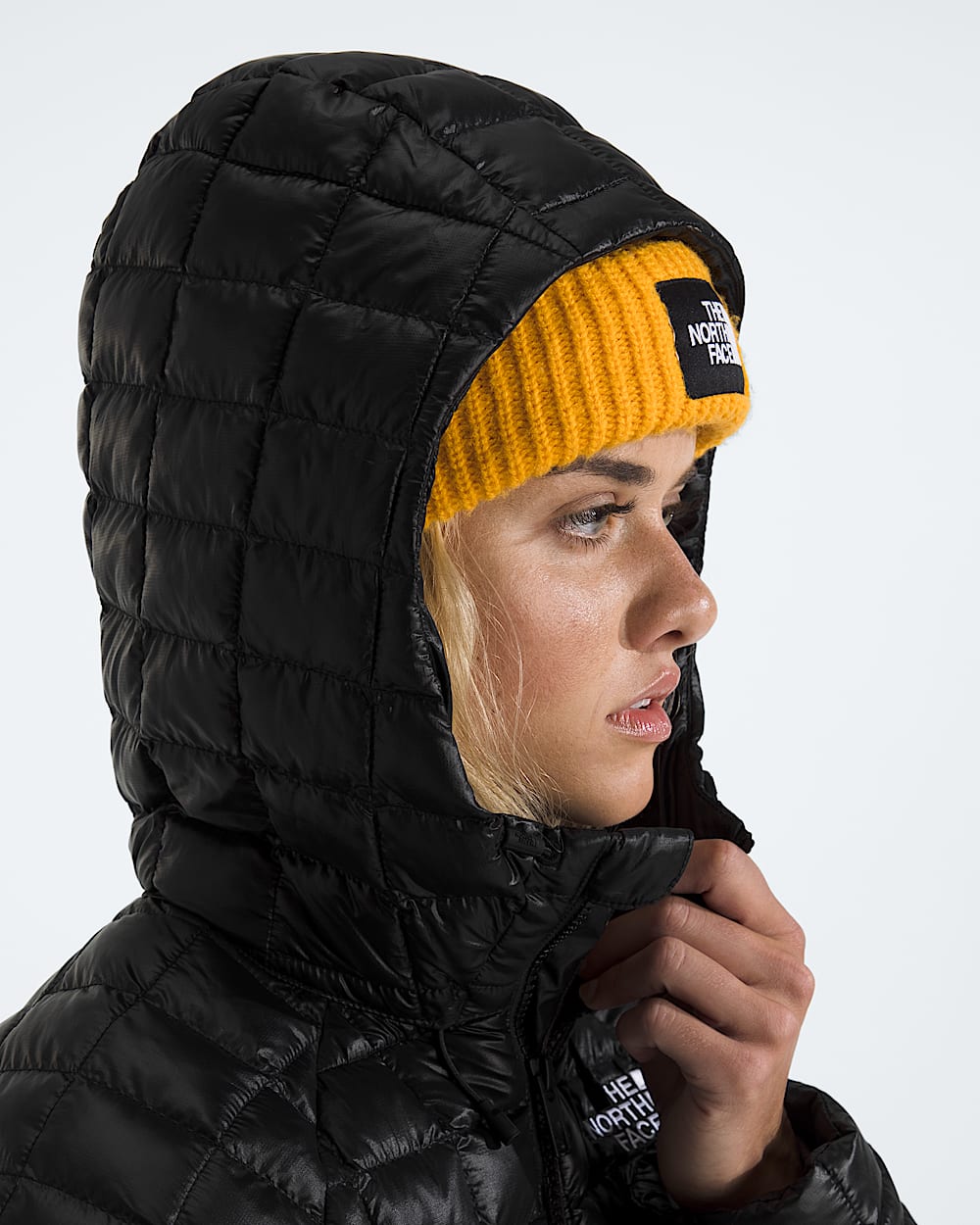 Womens THERMOBALL Hooded Parka TNF MODELHOOD2