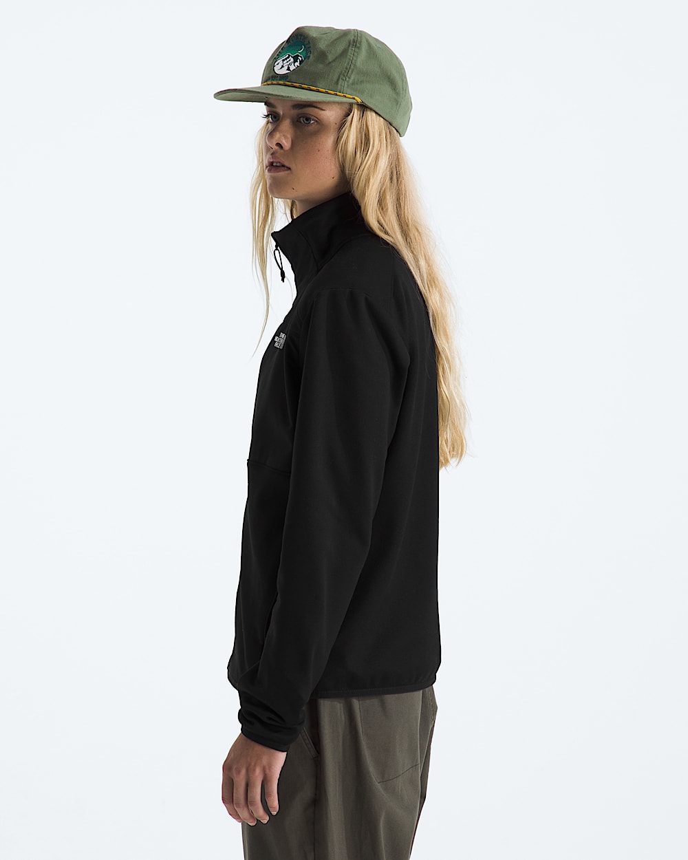 Manteau en molleton TNF Performance  glissire pleine longueur pour femmes TNF MODEL34