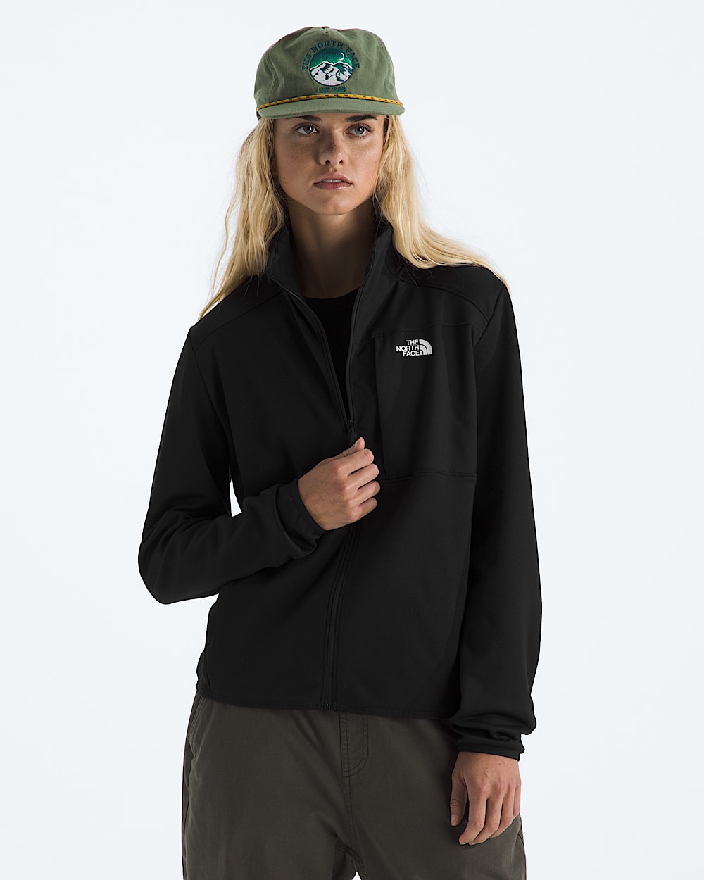 Manteau en molleton TNF Performance  glissire pleine longueur pour femmes TNF HERO