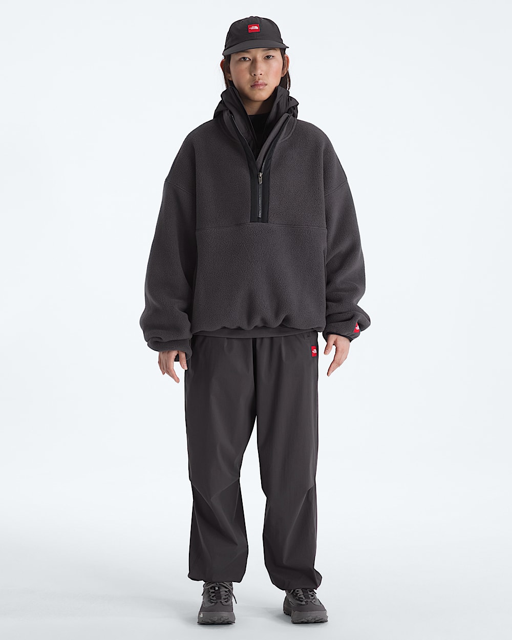 Mens TNF Red Box Zip Fleece TNF HERO3