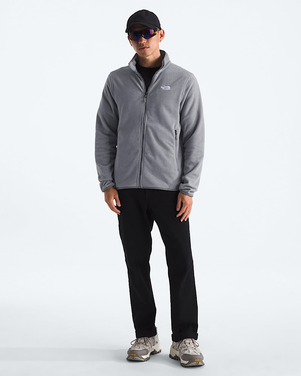 Mens Glacier Fleece Jacket TNF HERO2