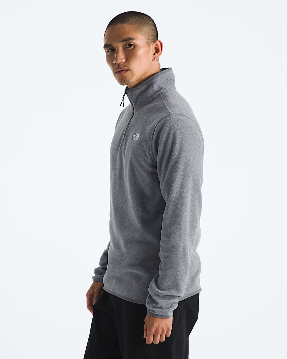 Mens Glacier Fleece Zip Jacket TNF MODEL34