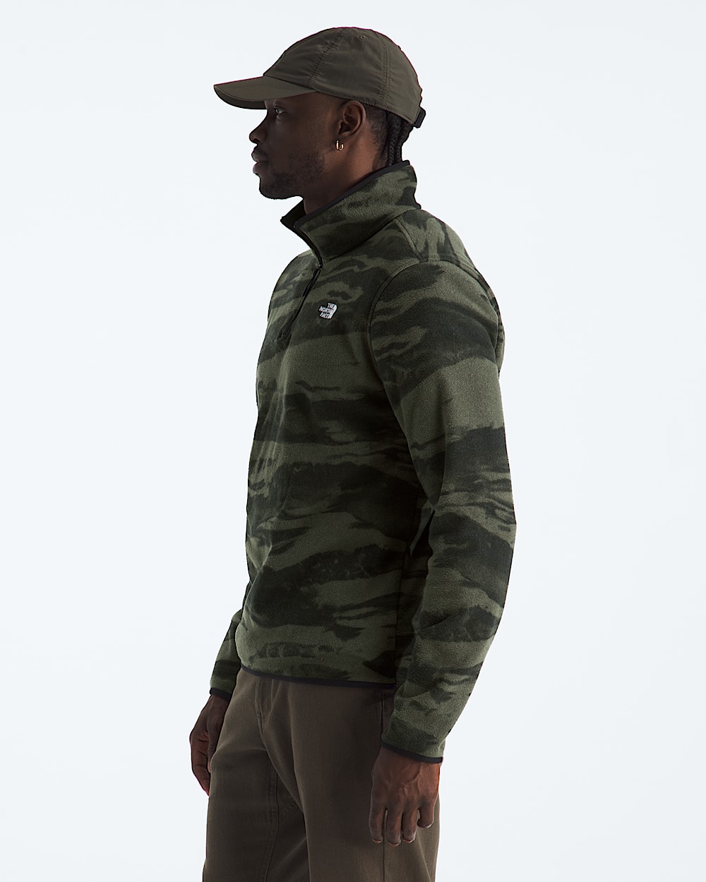 Men's Glacier Fleece ¼-Zip—Print | The North Face