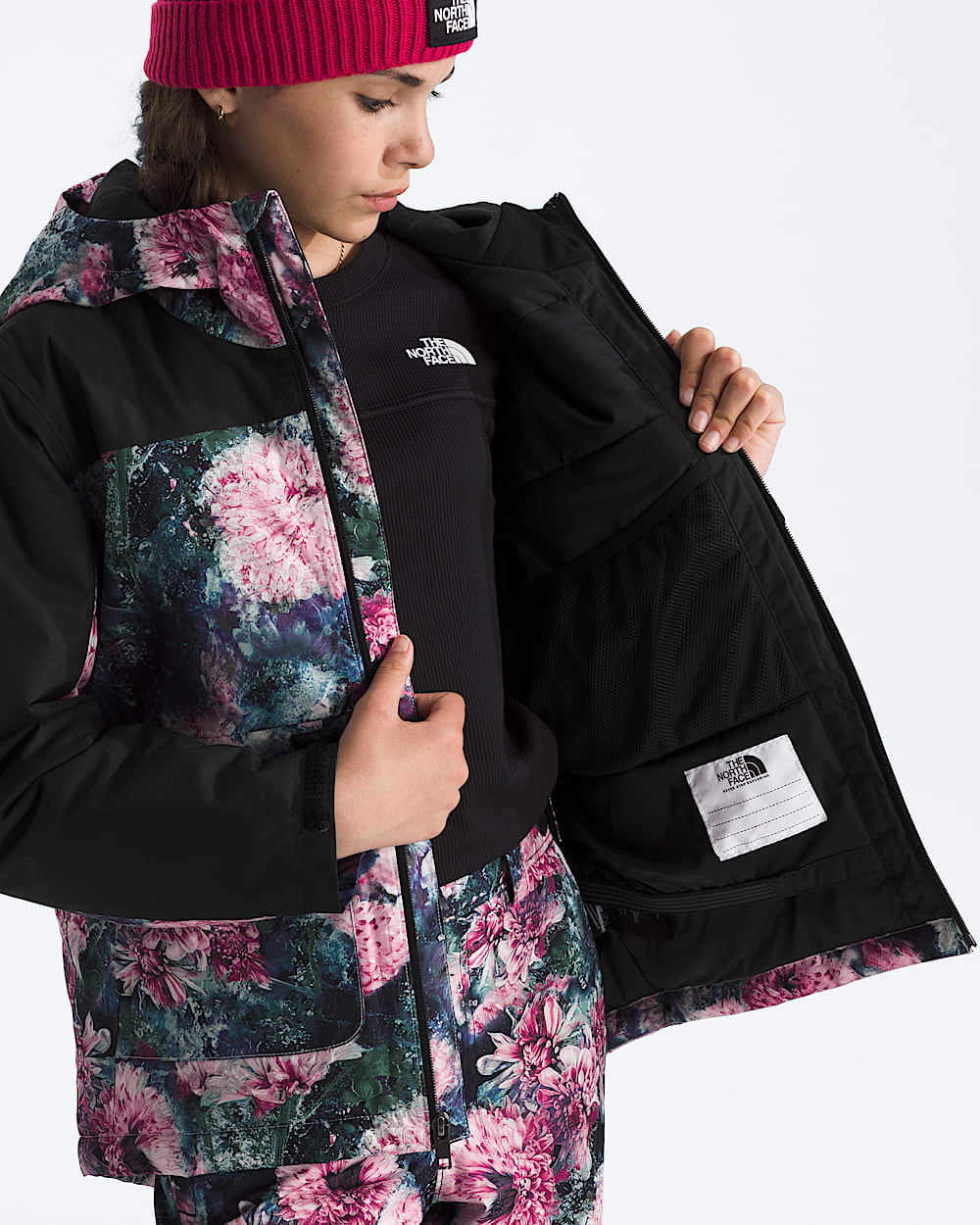 Girls Freedom Insulated JacketPrint TNF MODELINT