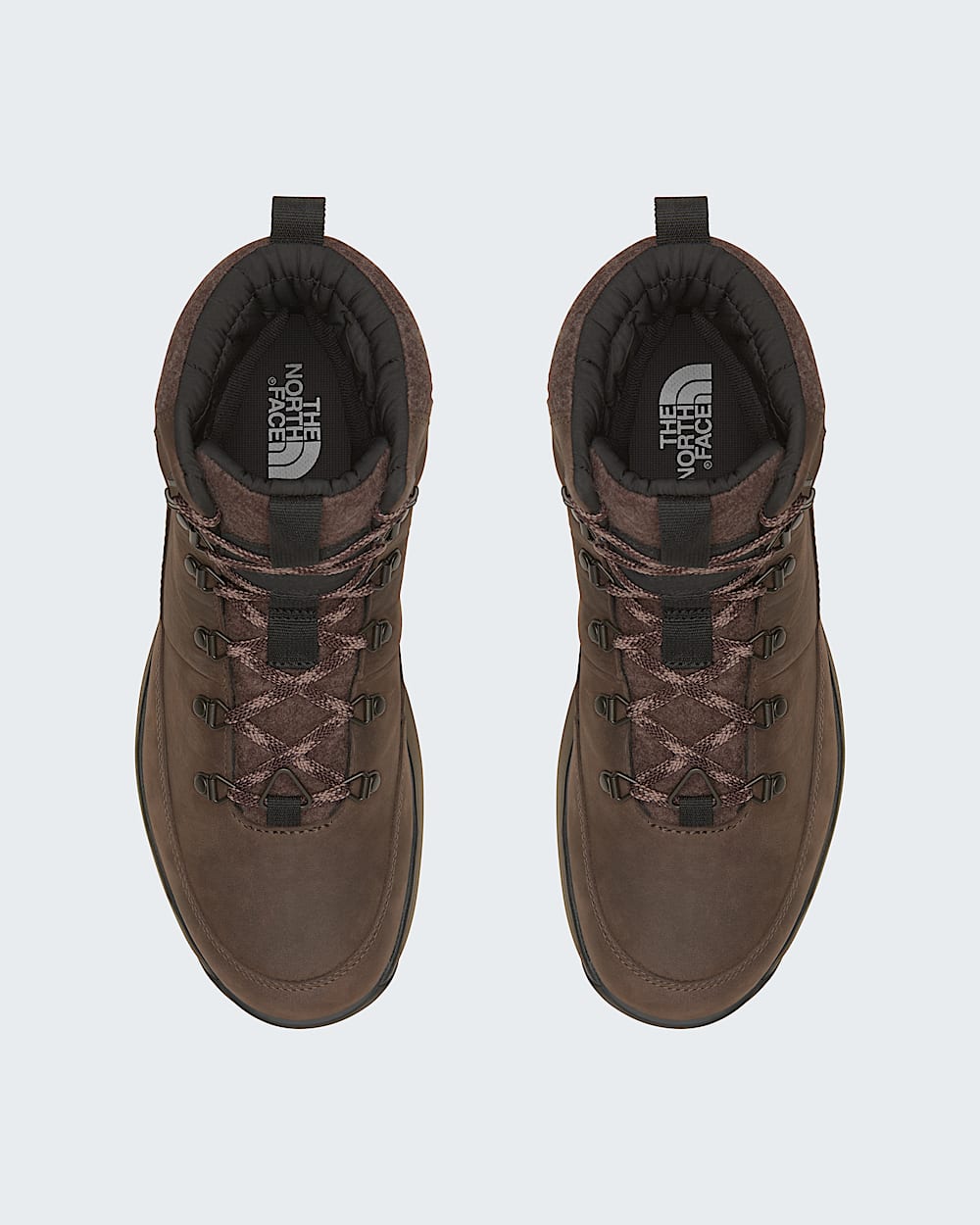Mens Bergen Leather Waterproof Boots TNF DETAILINSTEP