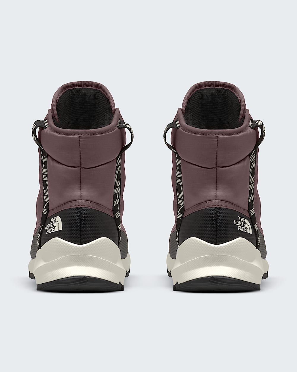Womens THERMOBALL Lace Up Luxe Waterproof Boots TNF BACK