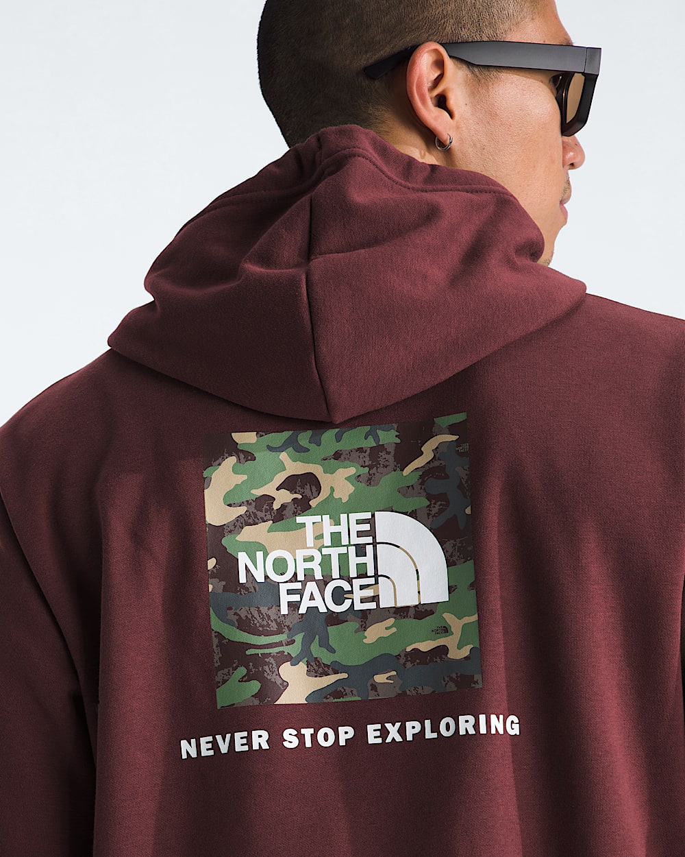 Mens Evolution Box Camo Fill HoodieGraphic TNF HERO2