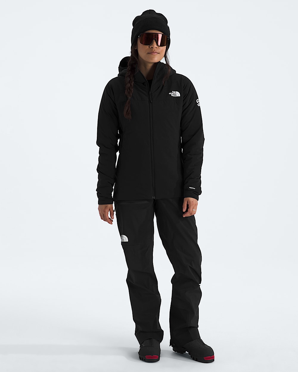 Womens Summit Series Casaval Hybrid Hoodie TNF HERO2