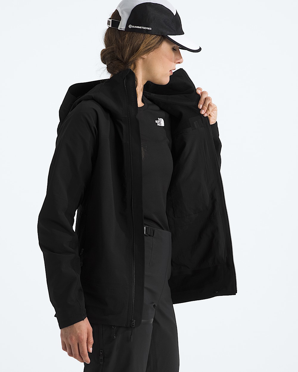 Womens Summit Chamlang Soft Shell Jacket TNF MODELINT
