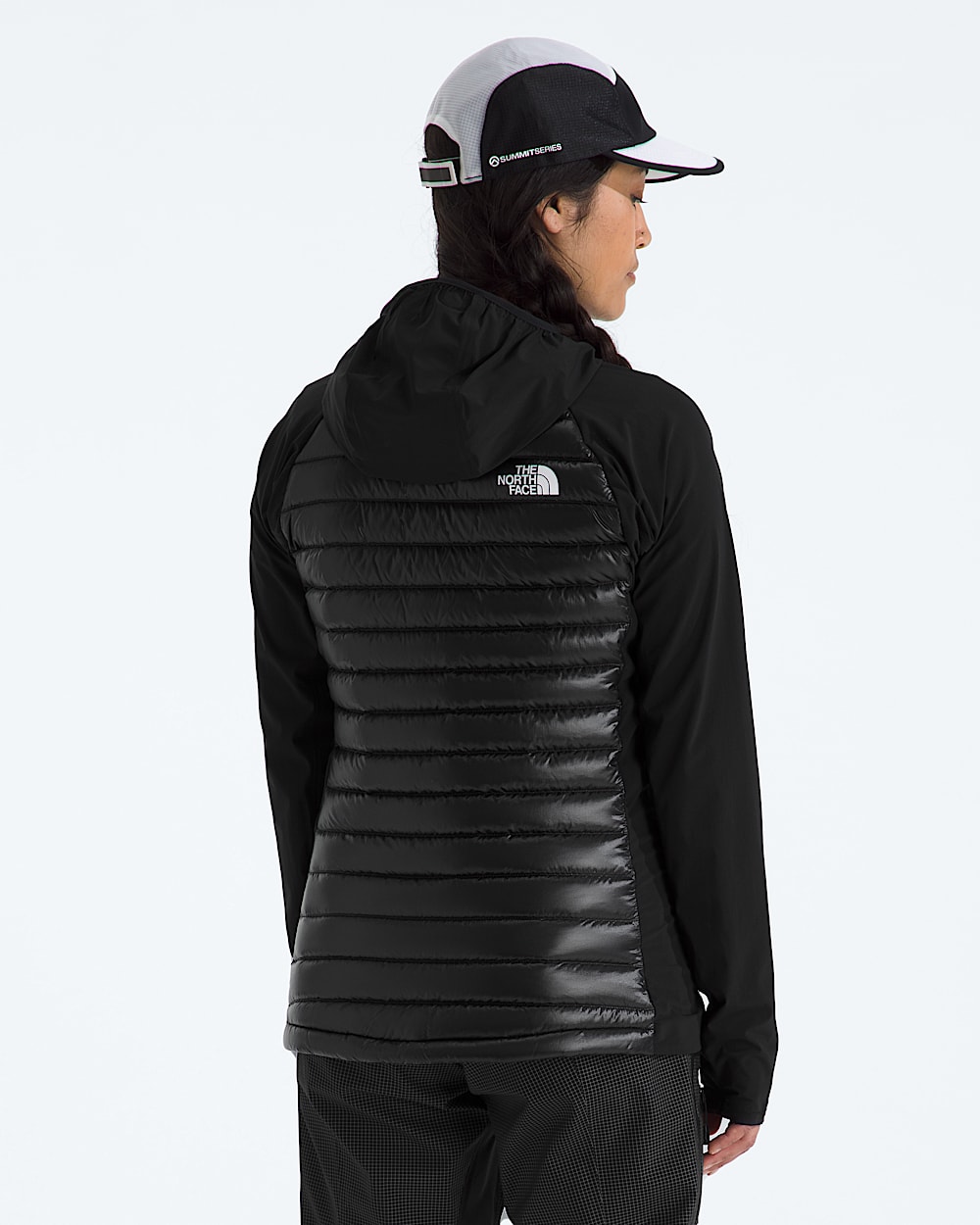 Womens Summit Breithorn LT Hybrid Hoodie TNF BACK