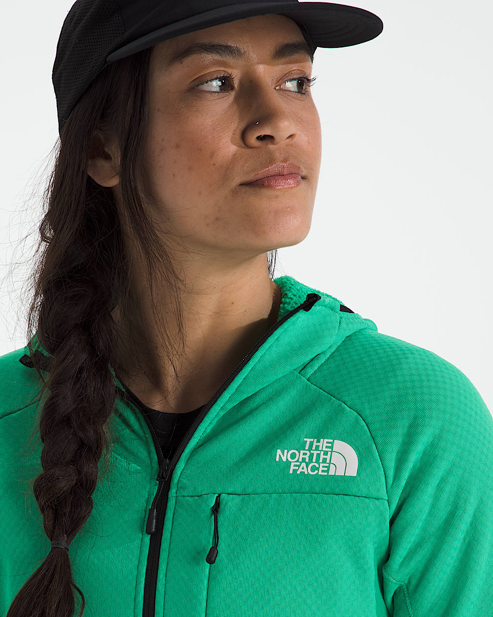 Womens Summit Series FUTUREFLEECE FullZip Hoodie TNF HERO3