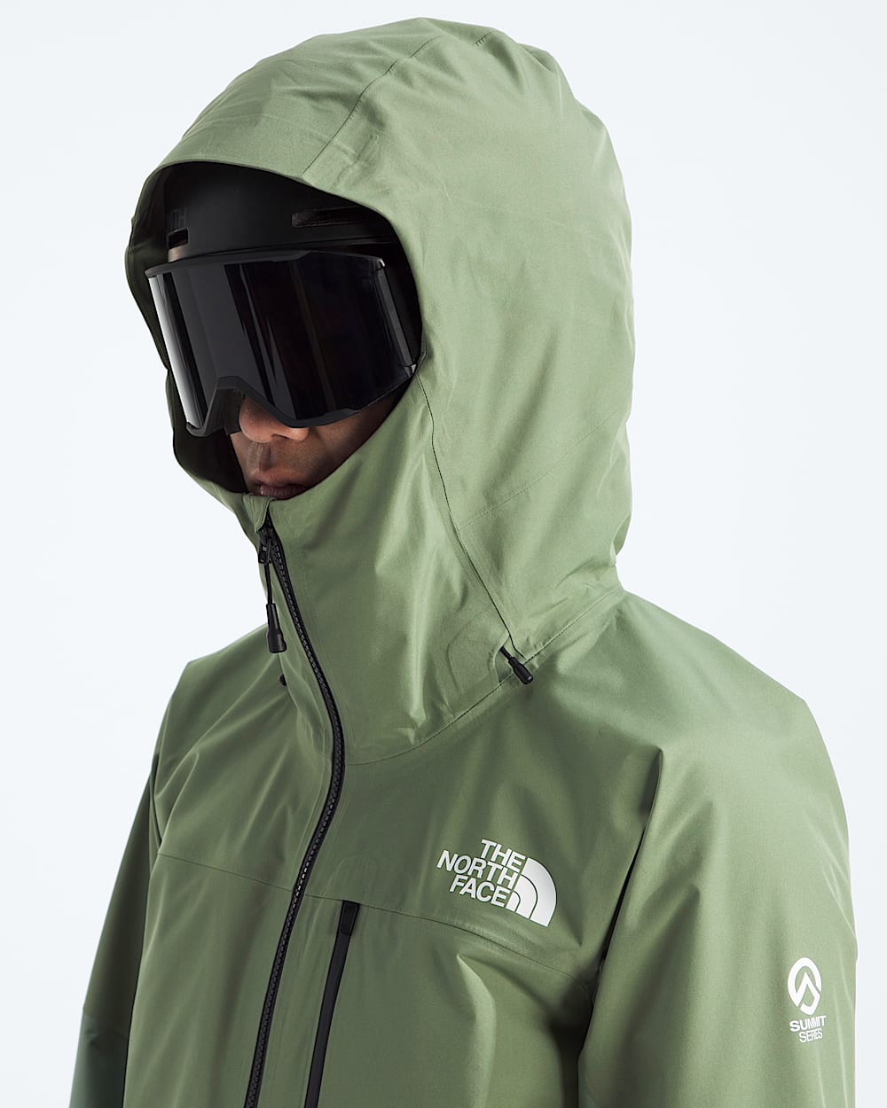 Mens Summit Series Eastwall GORETEX Jacket TNF MODELHOOD2