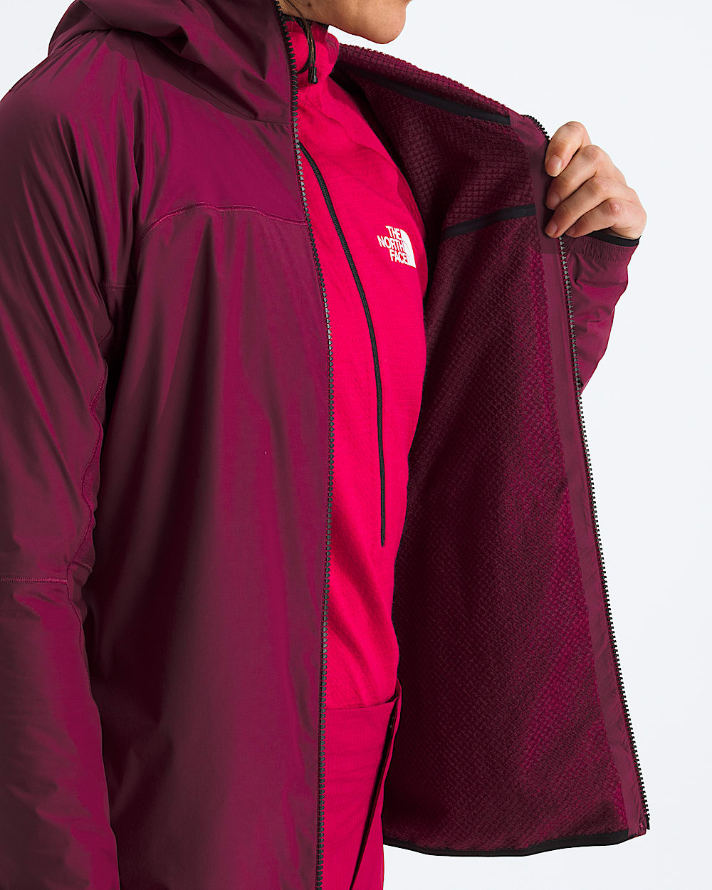 Womens Summit Series FUTUREFLEECE AMK Hoodie TNF MODELINT