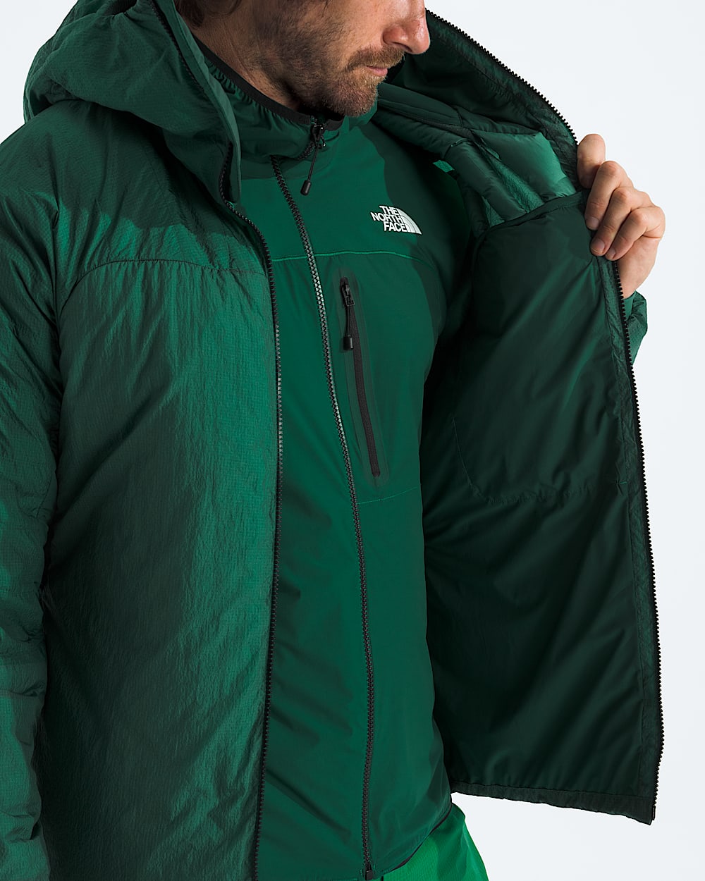 Mens Summit Series 5050 AMK Hoodie TNF MODELINT