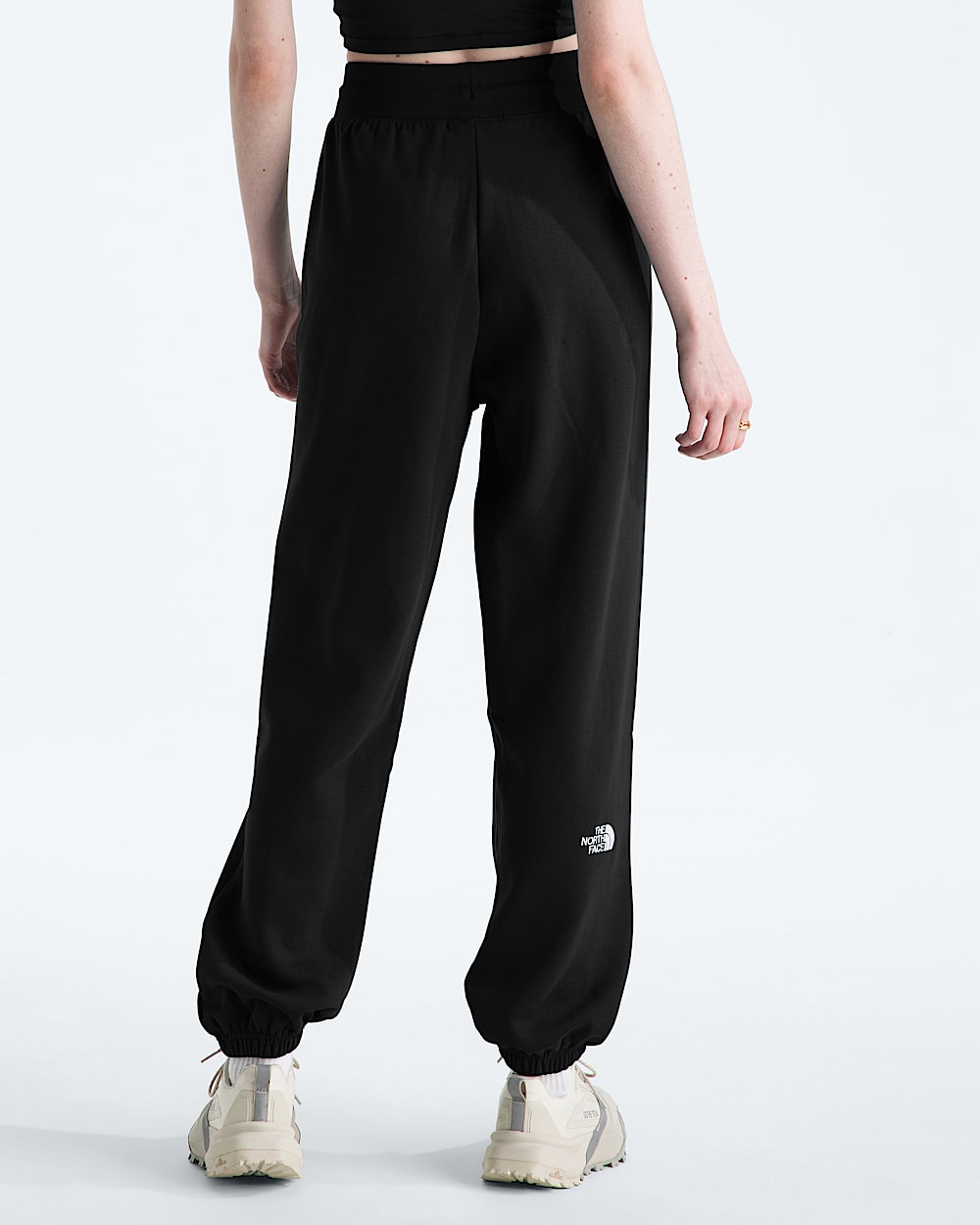 Womens Essential Relaxed Straight Joggers TNF BACK