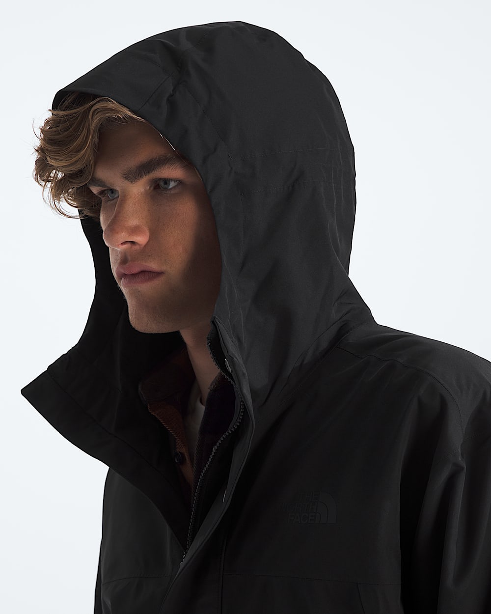 Mens Nukabira Rain Shell Parka TNF MODELHOOD2