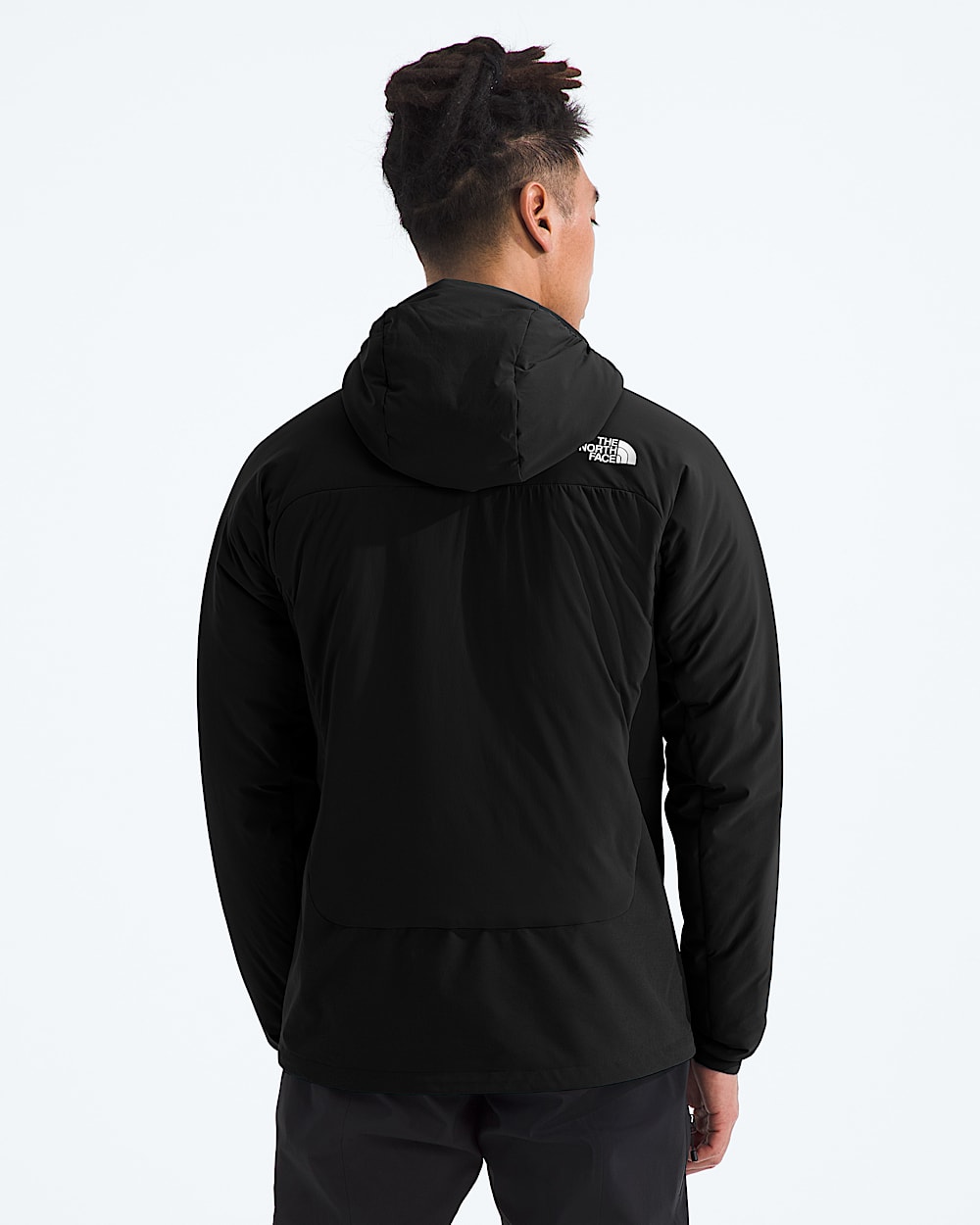 Mens Summit Series Casaval Hybrid Hoodie TNF BACK