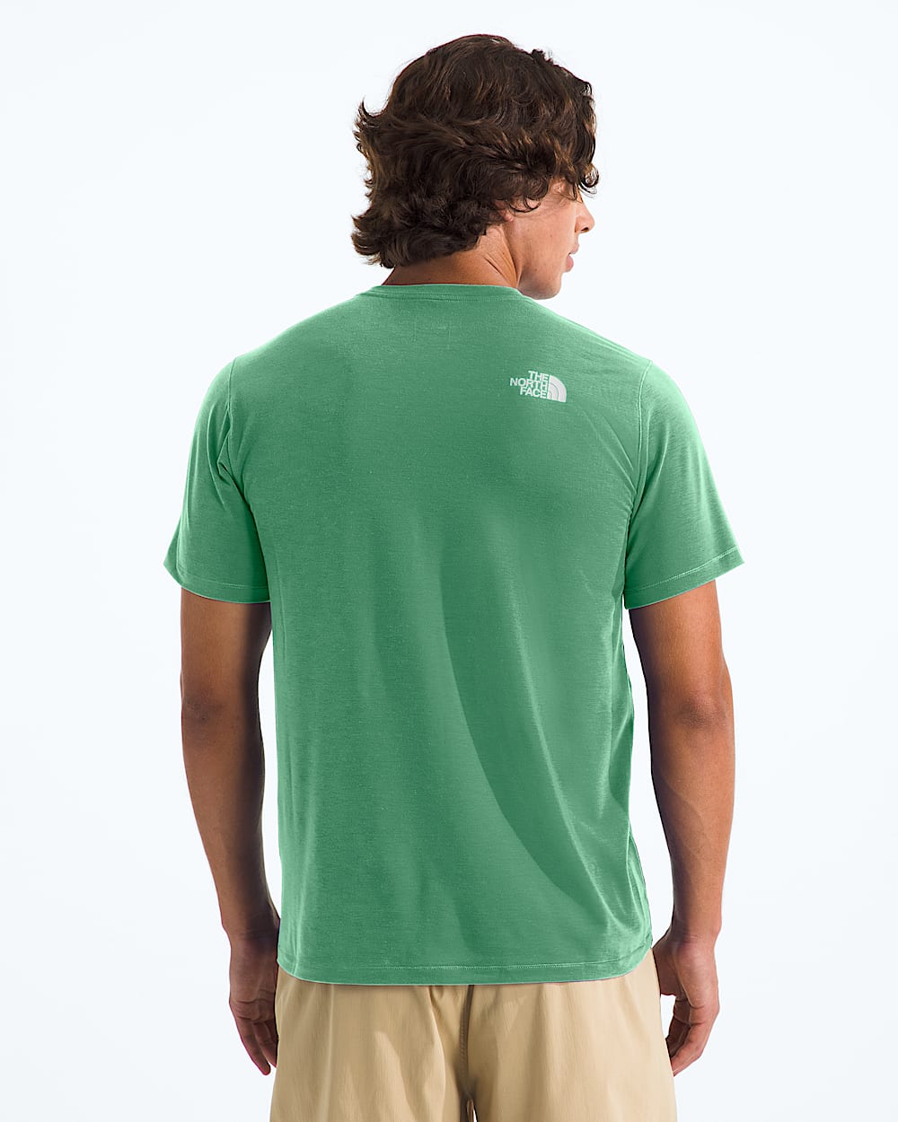 Mens Adventure Sunrise Hike ShortSleeve Tee TNF BACK