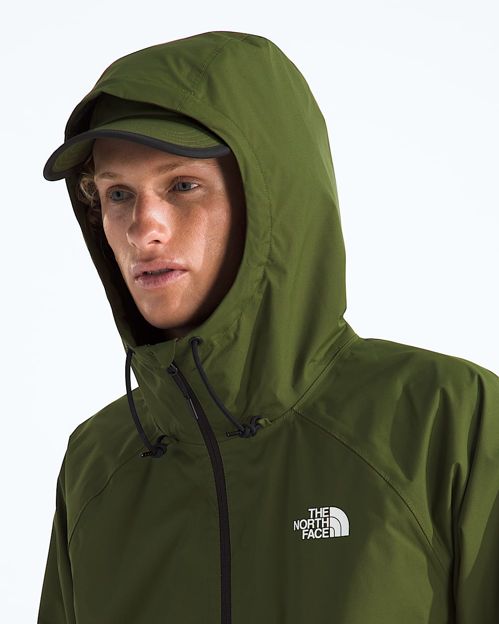 Mens Antora Rain Hoodie TNF MODELHOOD2