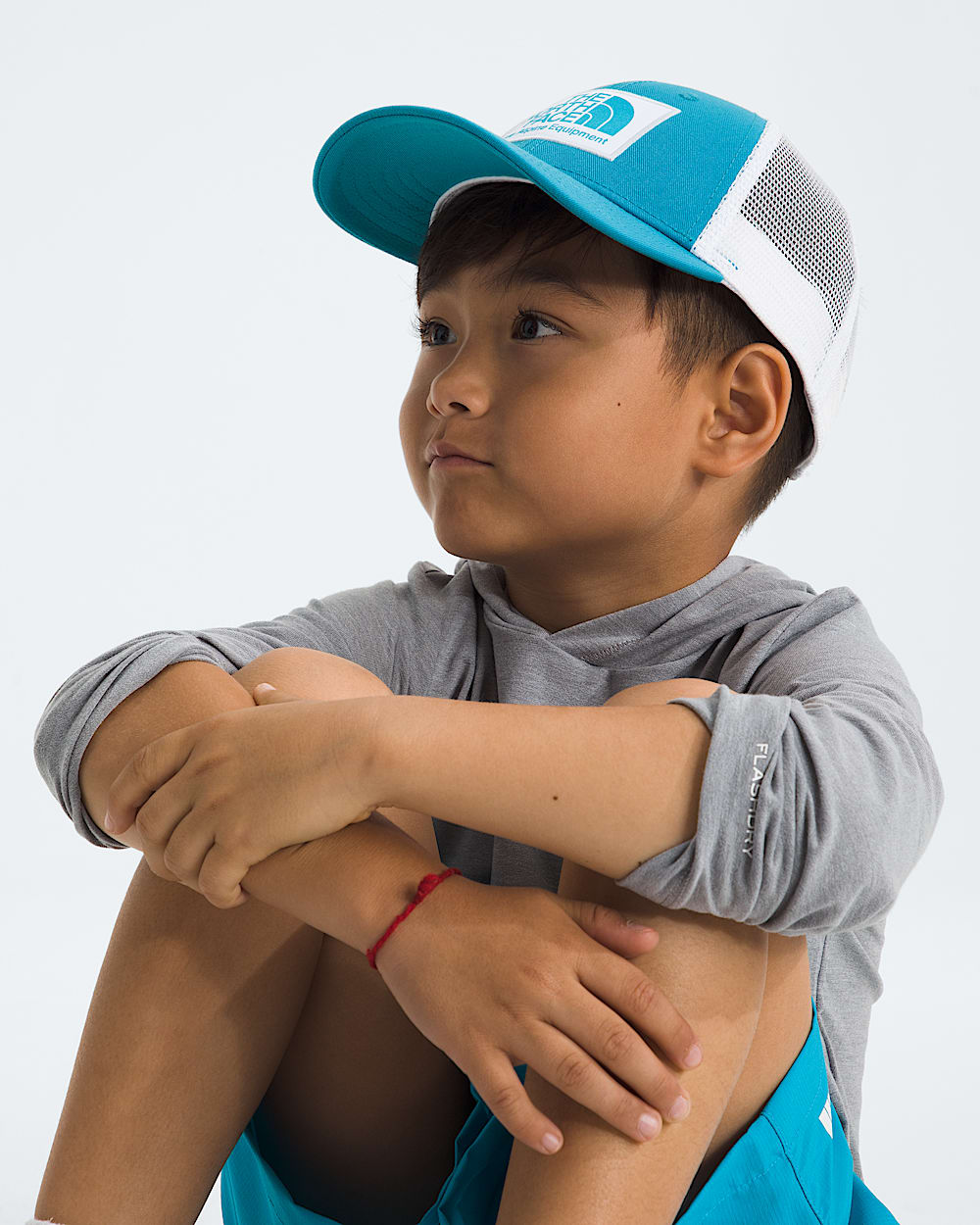 Kids Mudder Trucker Hat TNF MODELBACK