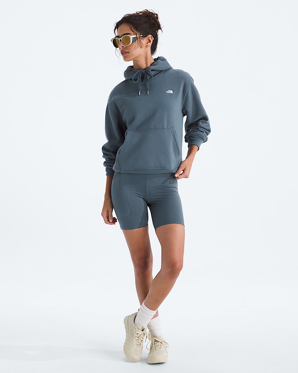 Womens TNF Essential Simple Dome Relaxed Hoodie TNF HERO2