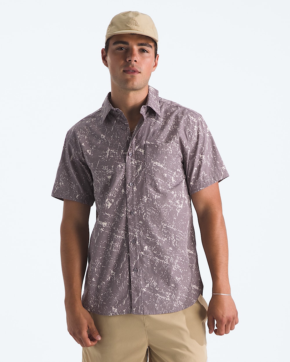 Chemise  manches courtes  motif Baytrail pour hommes TNF HERO